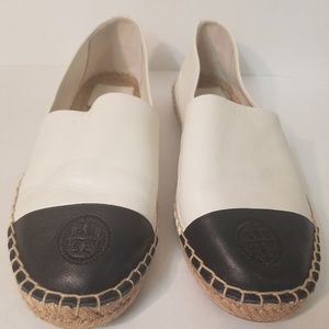 Tory Burch leather espadrilles